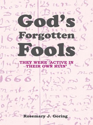 cover image of God's Forgotten Fools